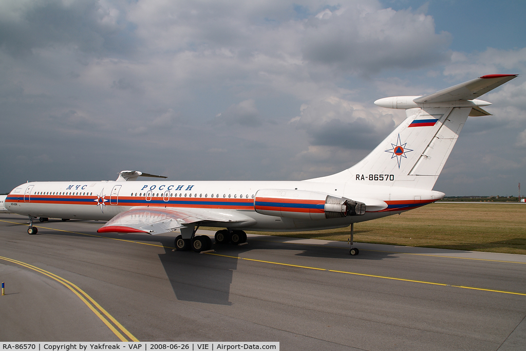 RA-86570, 1996 Ilyushin Il-62M C/N 1356344, Gkus Rossii Iljuschin 62