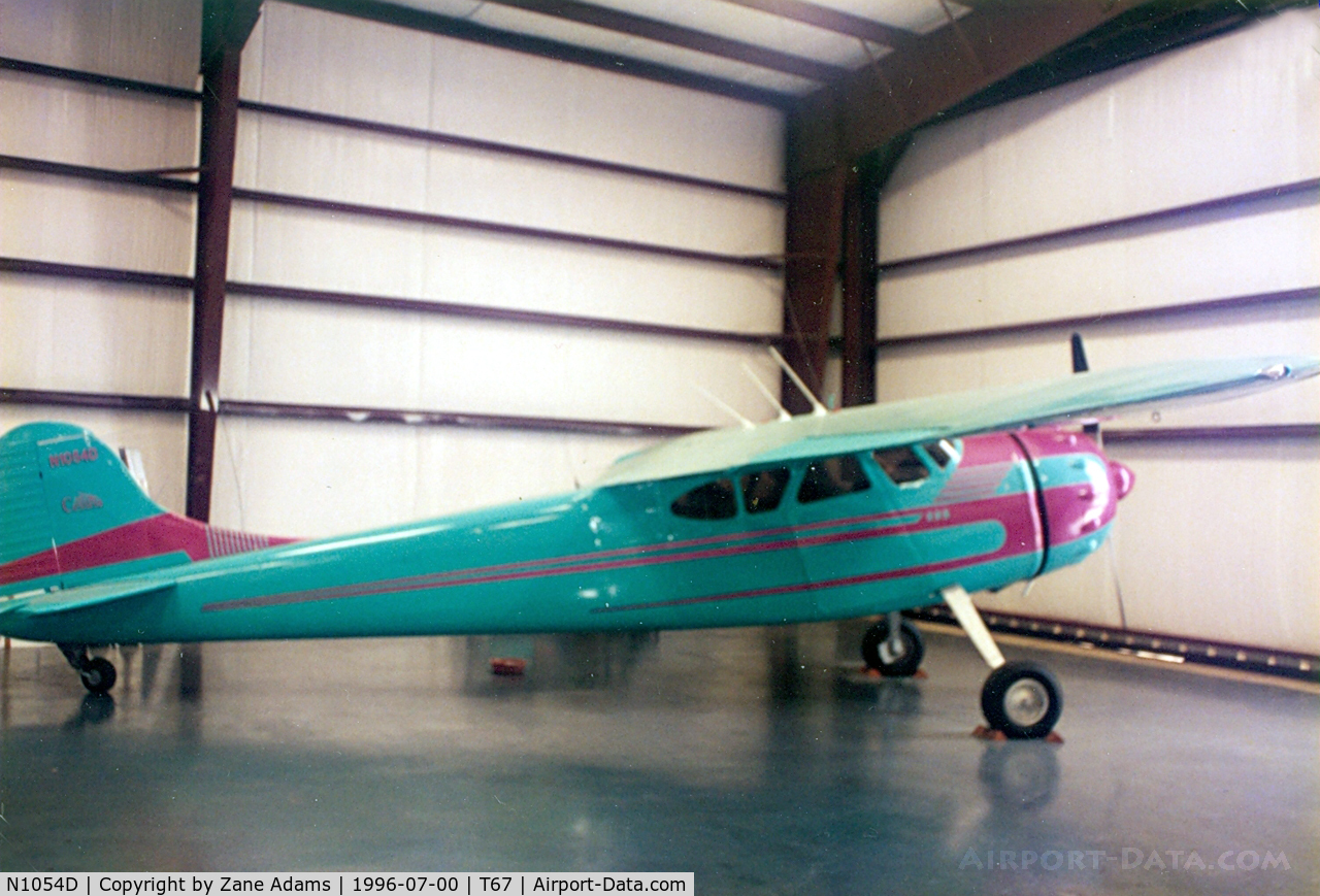 N1054D, 1951 Cessna 195A C/N 7666, At Hicks Field (Ft. Worth) TX