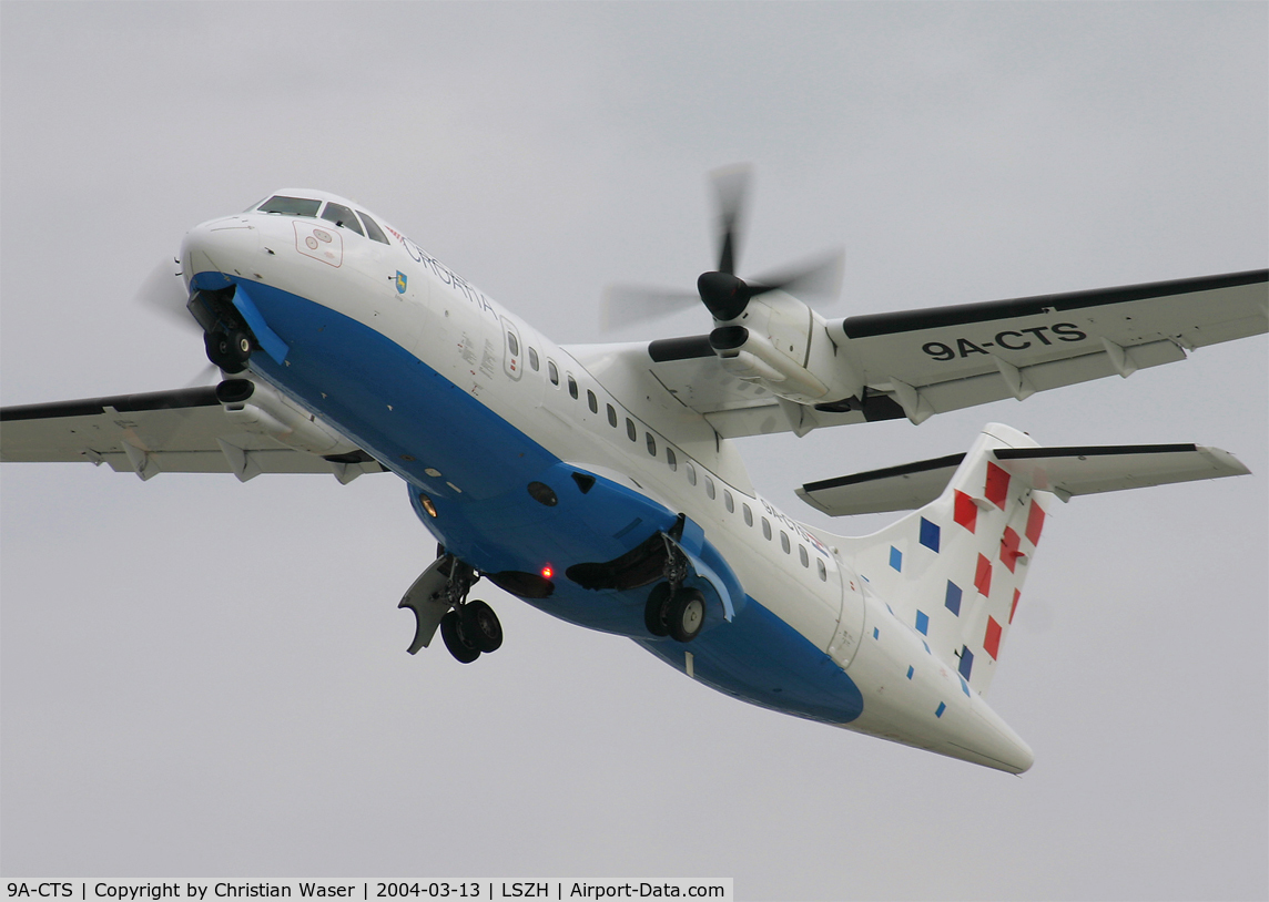 9A-CTS, 1993 ATR 42-310QC C/N 312, Croatia