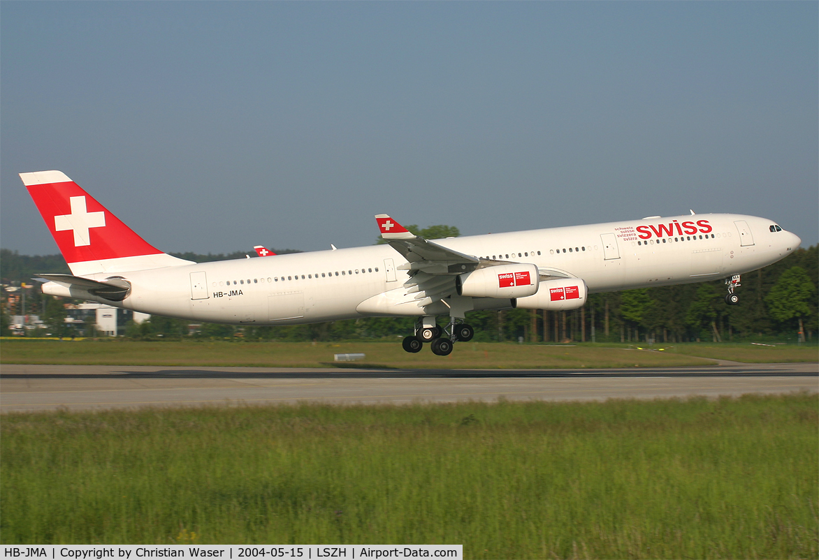 HB-JMA, 2003 Airbus A340-313 C/N 538, Swiss