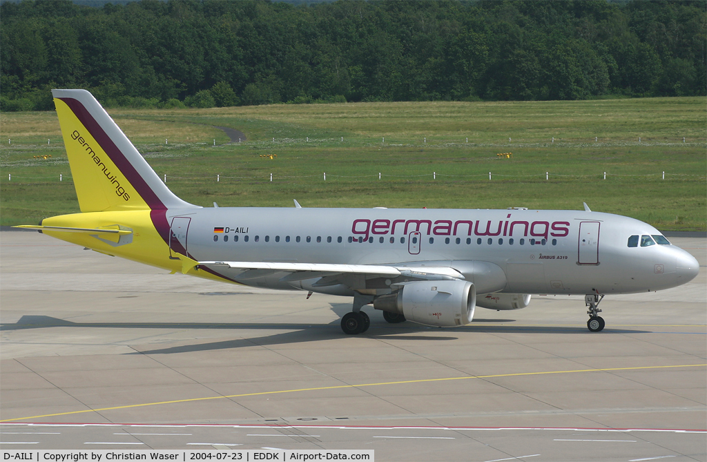 D-AILI, 1997 Airbus A319-114 C/N 651, Germanwings