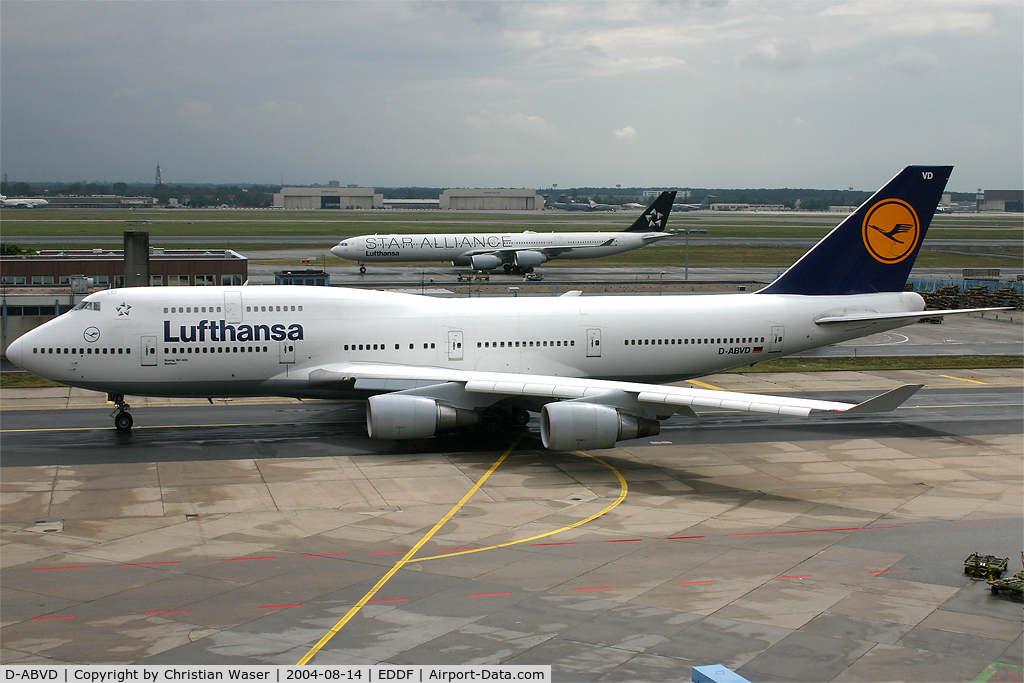 D-ABVD, 1990 Boeing 747-430 C/N 24740, Lufthansa