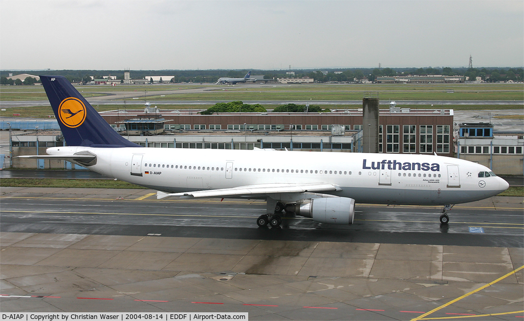 D-AIAP, 1987 Airbus A300B4-603 C/N 414, Lufthansa