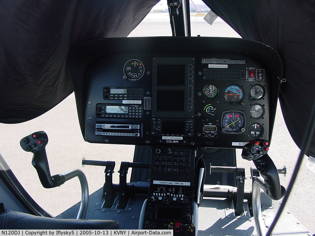 N120DJ, 2003 Eurocopter EC-120B Colibri C/N 1350, N120DJ EC-120 B Cockpit detail study