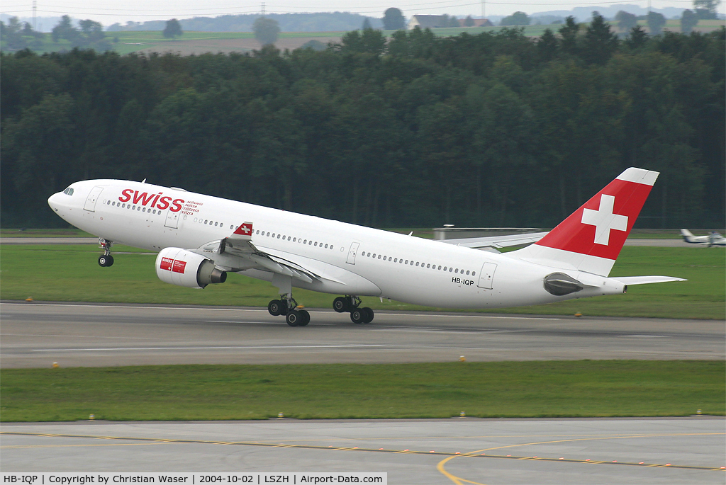 HB-IQP, 2001 Airbus A330-223 C/N 366, Swiss