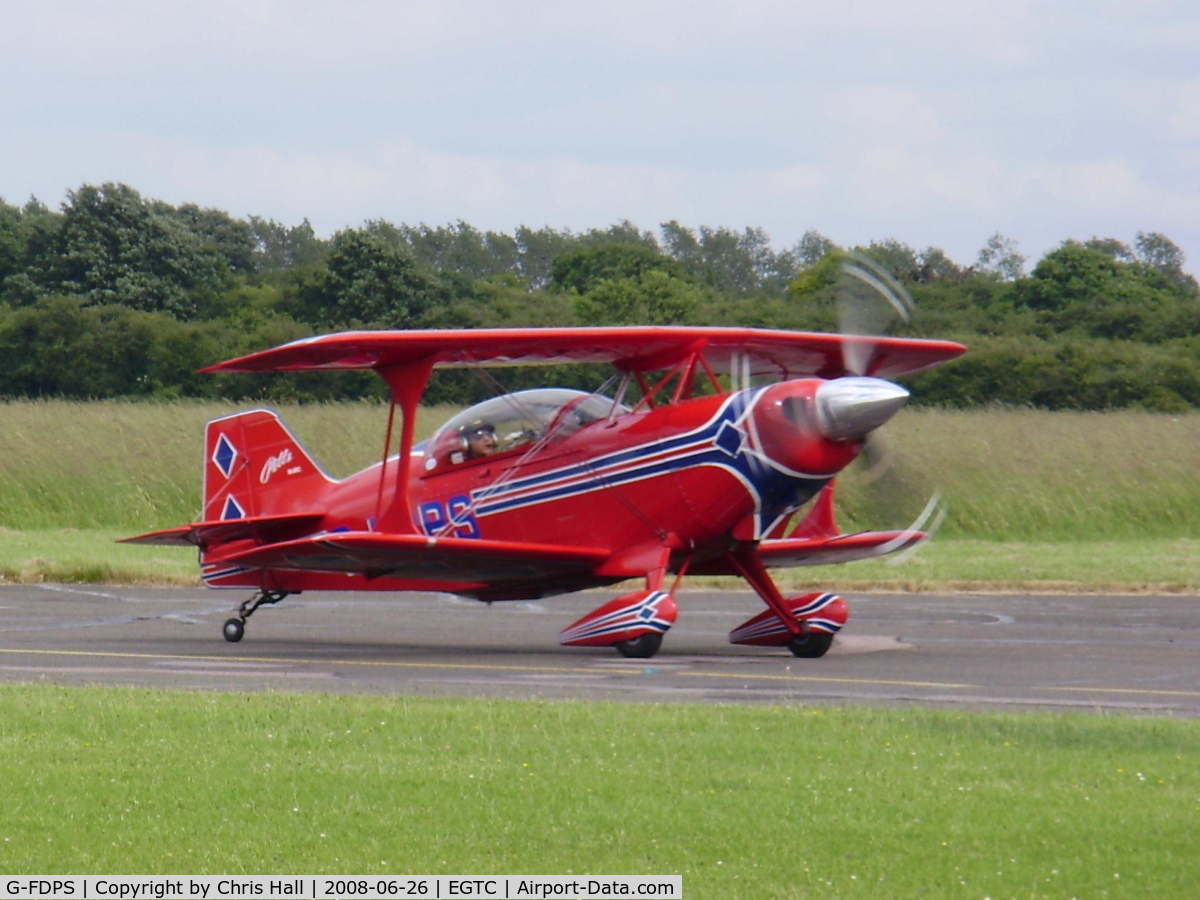 G-FDPS, 2004 Aviat Pitts S-2C Special C/N 6066, arriving back after an aerobatics lesson