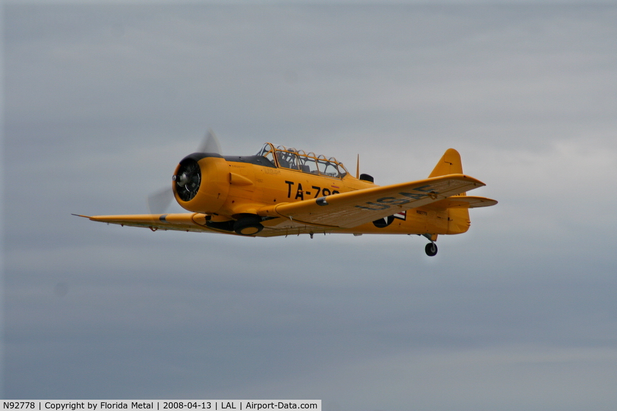 N92778, North American AT-6G Texan C/N 182-486 (51-14799), North American AT-6G