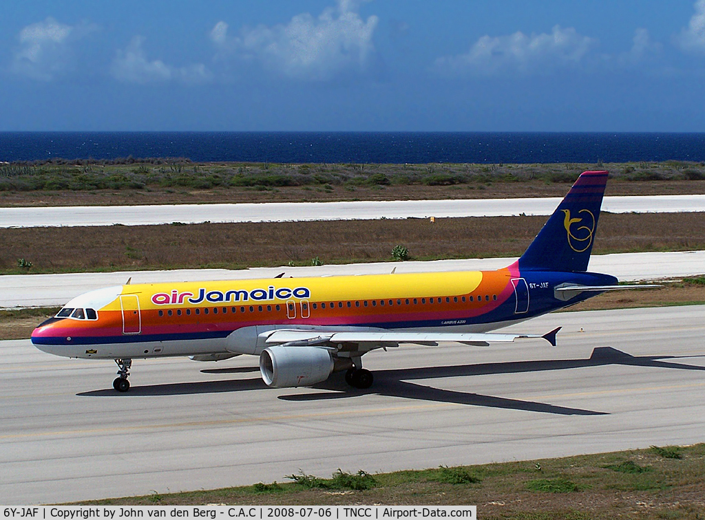 6Y-JAF, 1996 Airbus A320-214 C/N 624, Air Jamaica