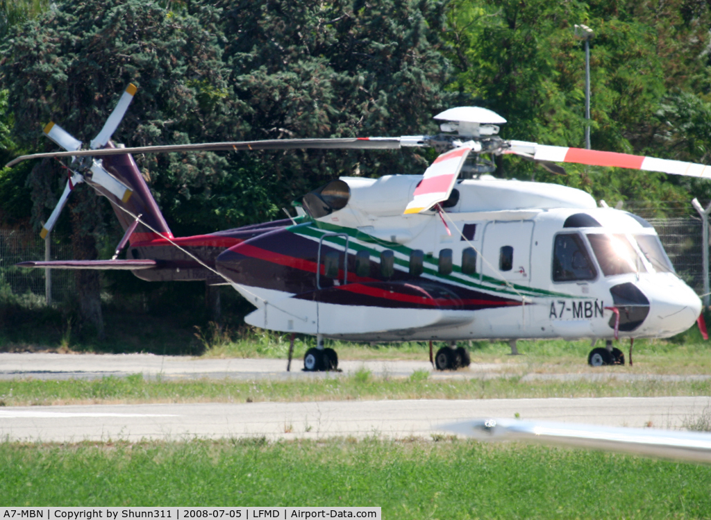 A7-MBN, 2006 Sikorsky S-92 Helibus C/N 920053, Parked here...