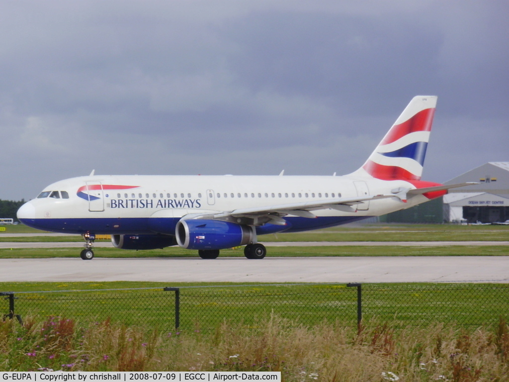 G-EUPA, 1999 Airbus A319-131 C/N 1082, British Airways