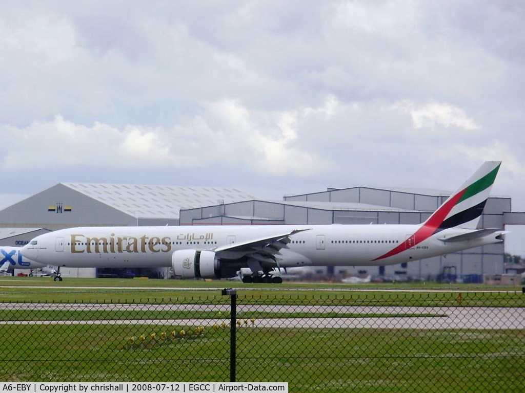 A6-EBY, 2007 Boeing 777-36N/ER C/N 33864, Emirates Boeing 777-36N/ER