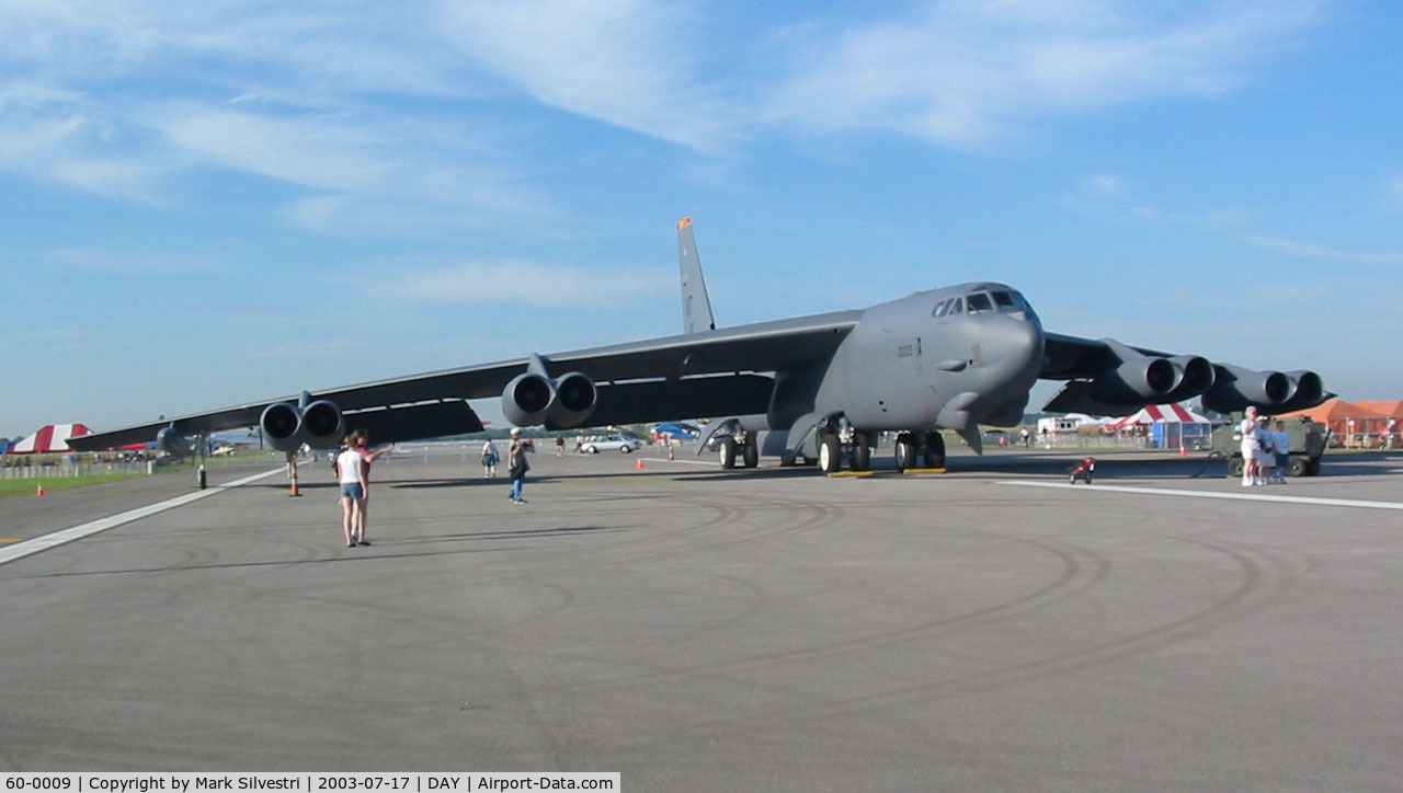 60-0009, 1961 Boeing B-52H Stratofortress C/N 464374, Dayton Airshow 2003