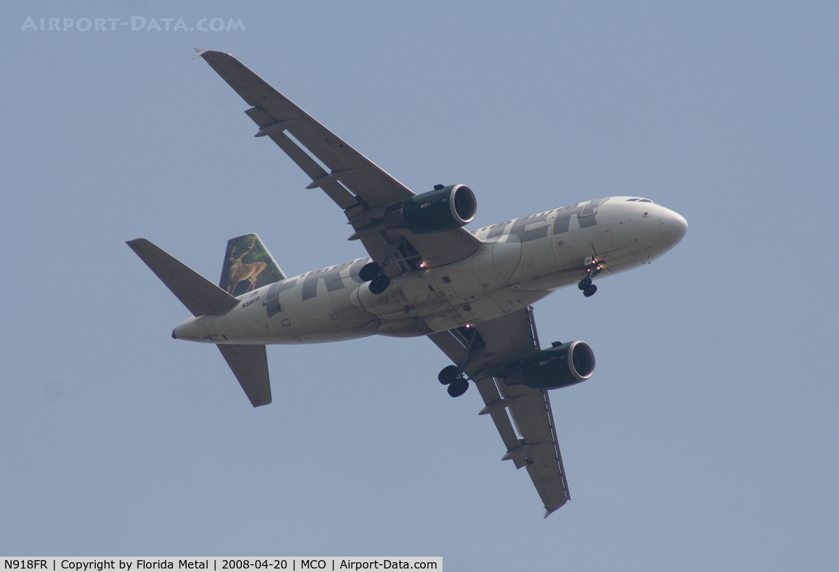 N918FR, 2003 Airbus A319-111 C/N 1943, Frontier's 