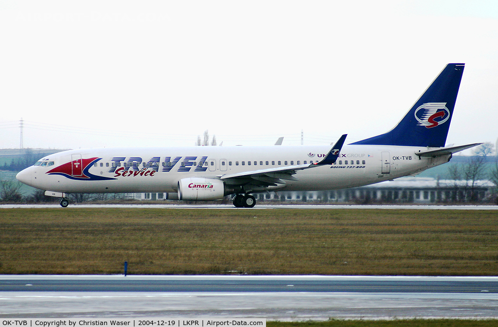 OK-TVB, 2001 Boeing 737-8CX C/N 32362, Travelservice