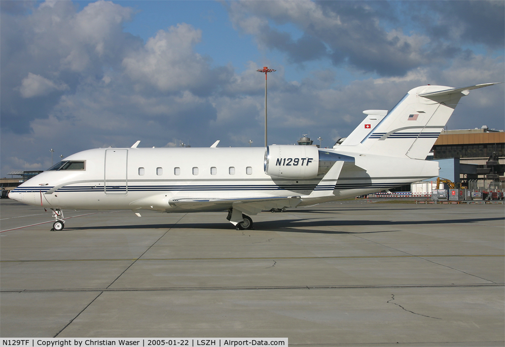 N129TF, 1993 Bombardier Challenger 601-3A (CL-600-2B16) C/N 5129, untitled