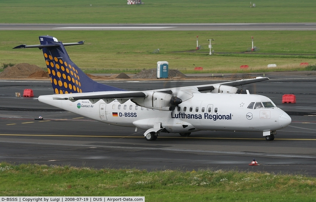 D-BSSS, 1999 ATR 42-500 C/N 602, Lufthansa Regional