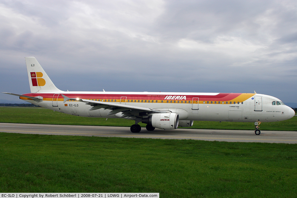 EC-ILO, 2002 Airbus A321-211 C/N 1681, The spanish football club REAL MADRID arrived with this plane.