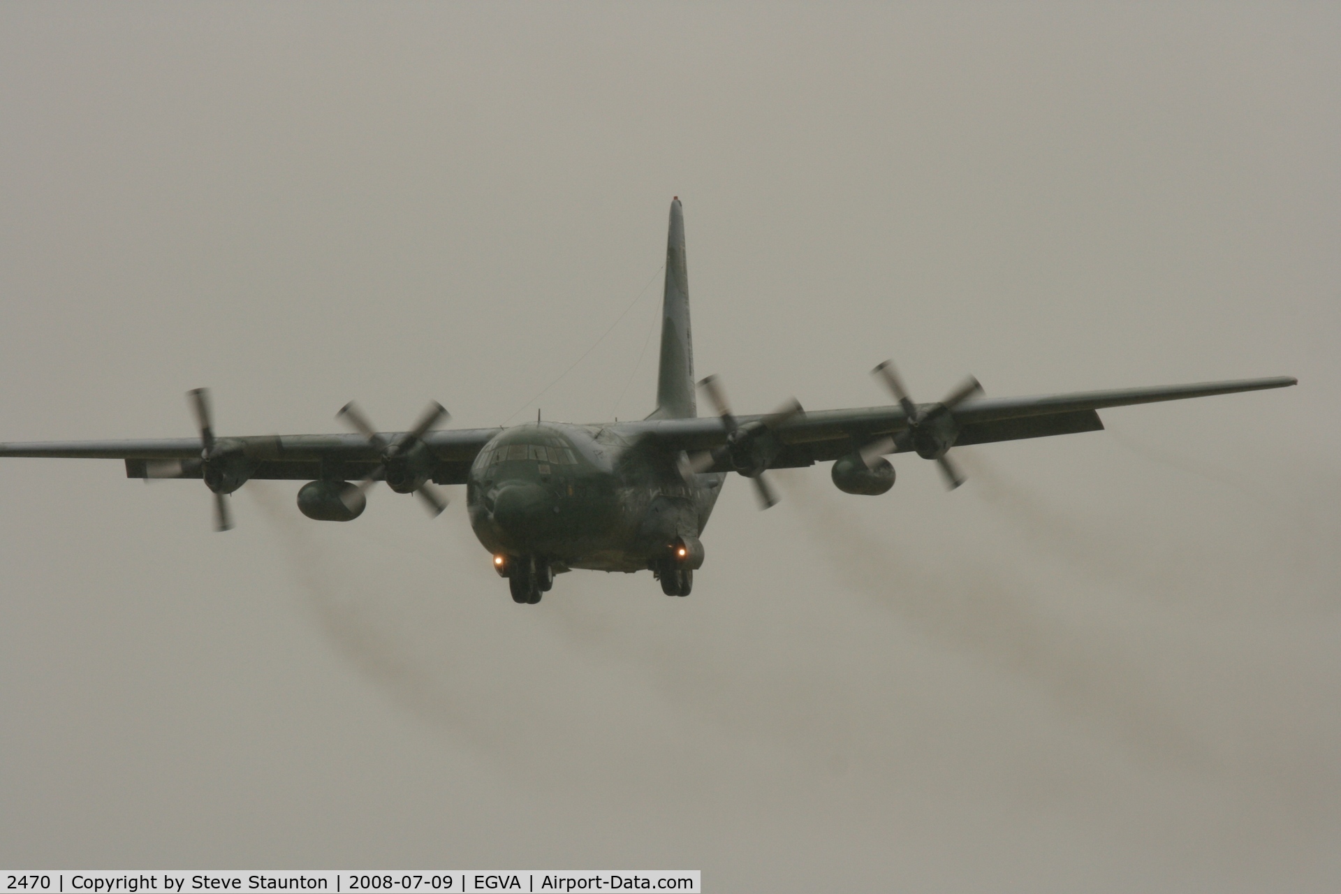 2470, 1971 Lockheed C-130H Hercules C/N 382-4441, Taken at the Royal International Air Tattoo 2008 during arrivals and departures (show days cancelled due to bad weather)