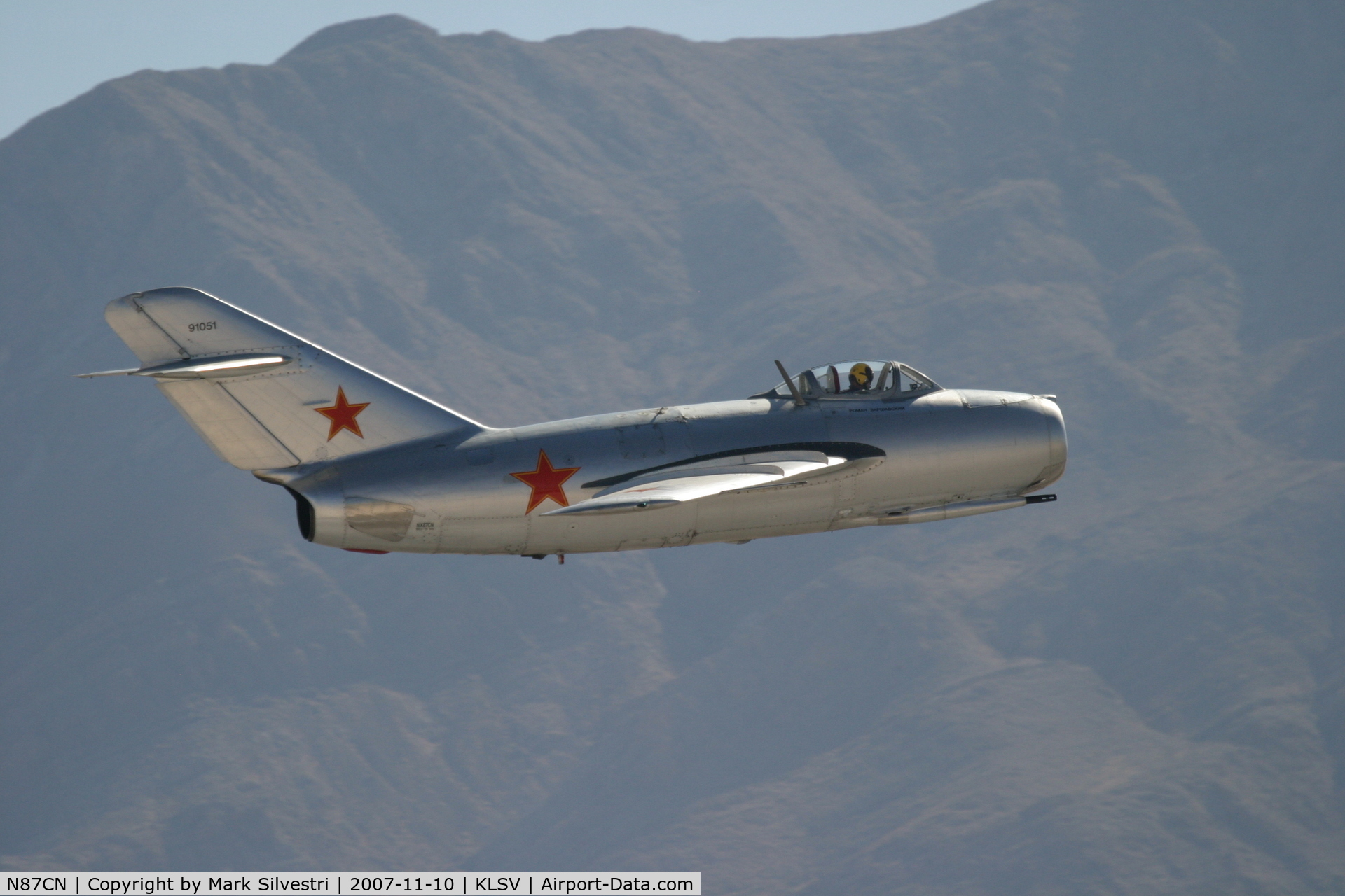 N87CN, Mikoyan-Gurevich MiG-15 C/N 910-51, Nellis 2007
