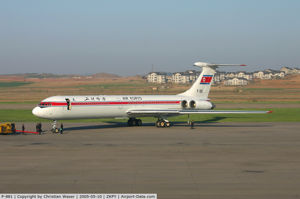 P-881, 1986 Ilyushin Il-62M C/N 7278A1, Air Koryo