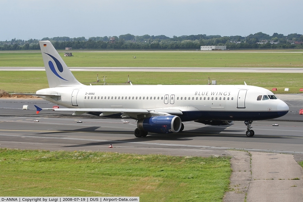 D-ANNA, 1996 Airbus A320-233 C/N 916, Blue Wings