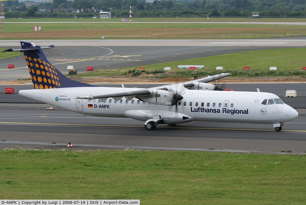 D-ANFK, 2001 ATR 72-212A C/N 666, Lufthansa Regional