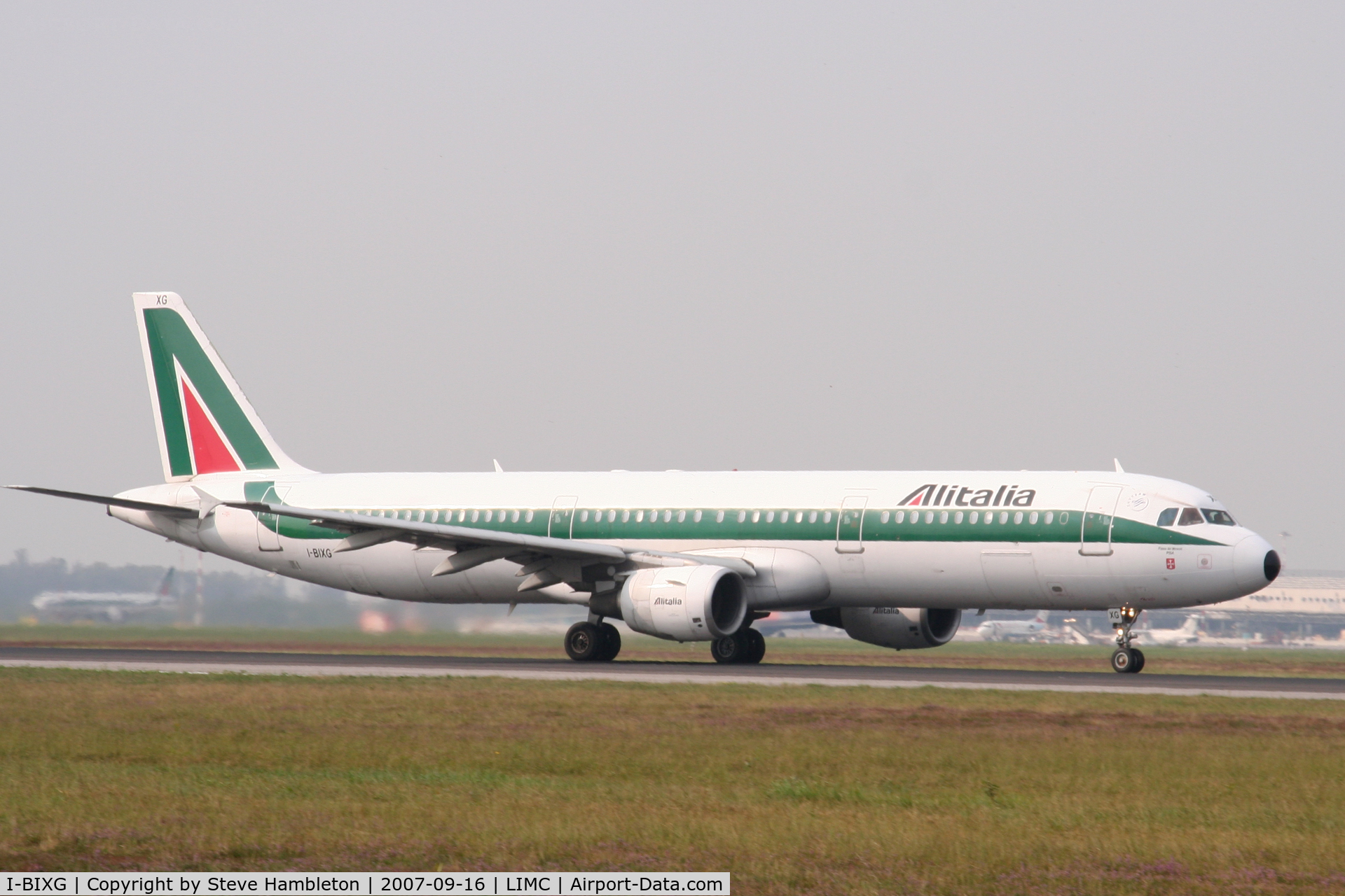 I-BIXG, 1995 Airbus A321-112 C/N 516, At Milan Malpensa
