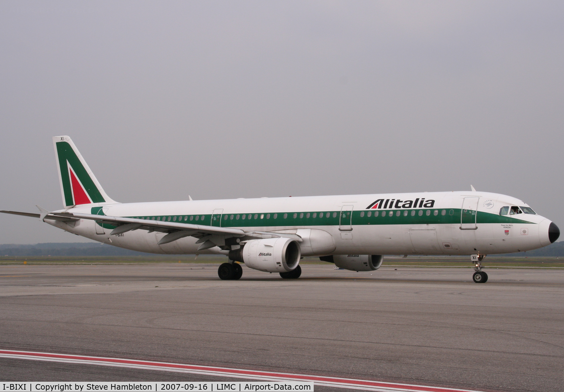 I-BIXI, 1994 Airbus A321-112 C/N 494, At Milan Malpensa