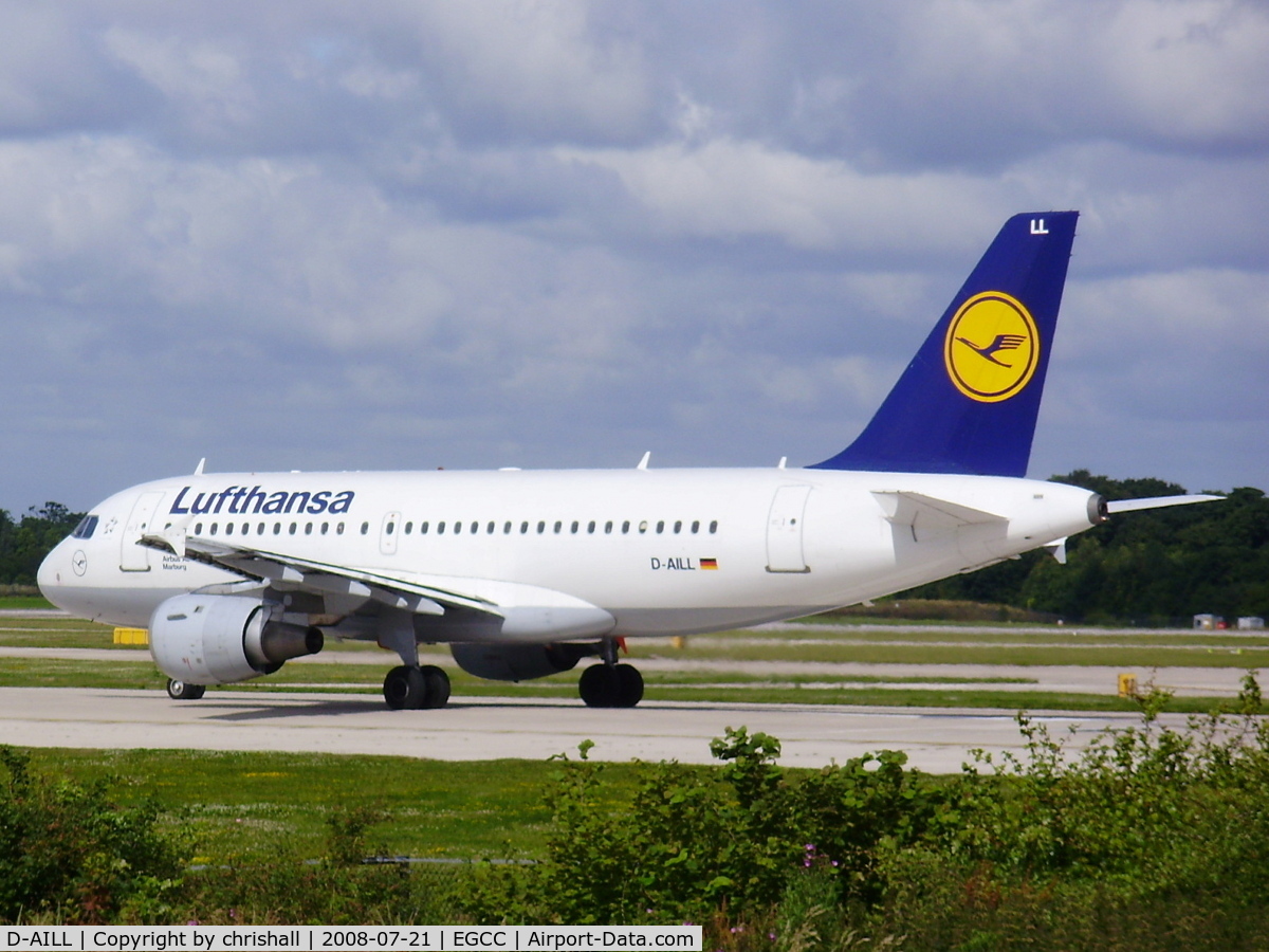 D-AILL, 1997 Airbus A319-114 C/N 689, Lufthansa