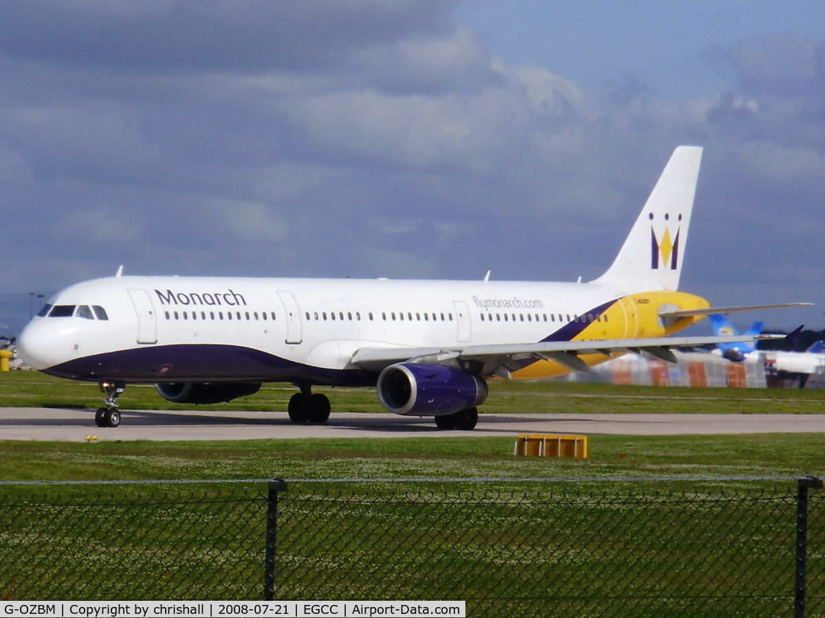 G-OZBM, 1999 Airbus A321-231 C/N 1045, Monarch Airlines