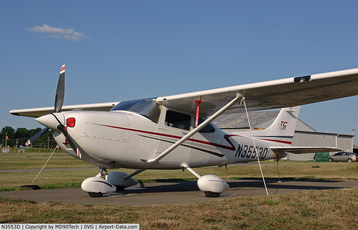 N3553D, Cessna T182T Turbo Skylane C/N T18208090, Parked for the afternoon.