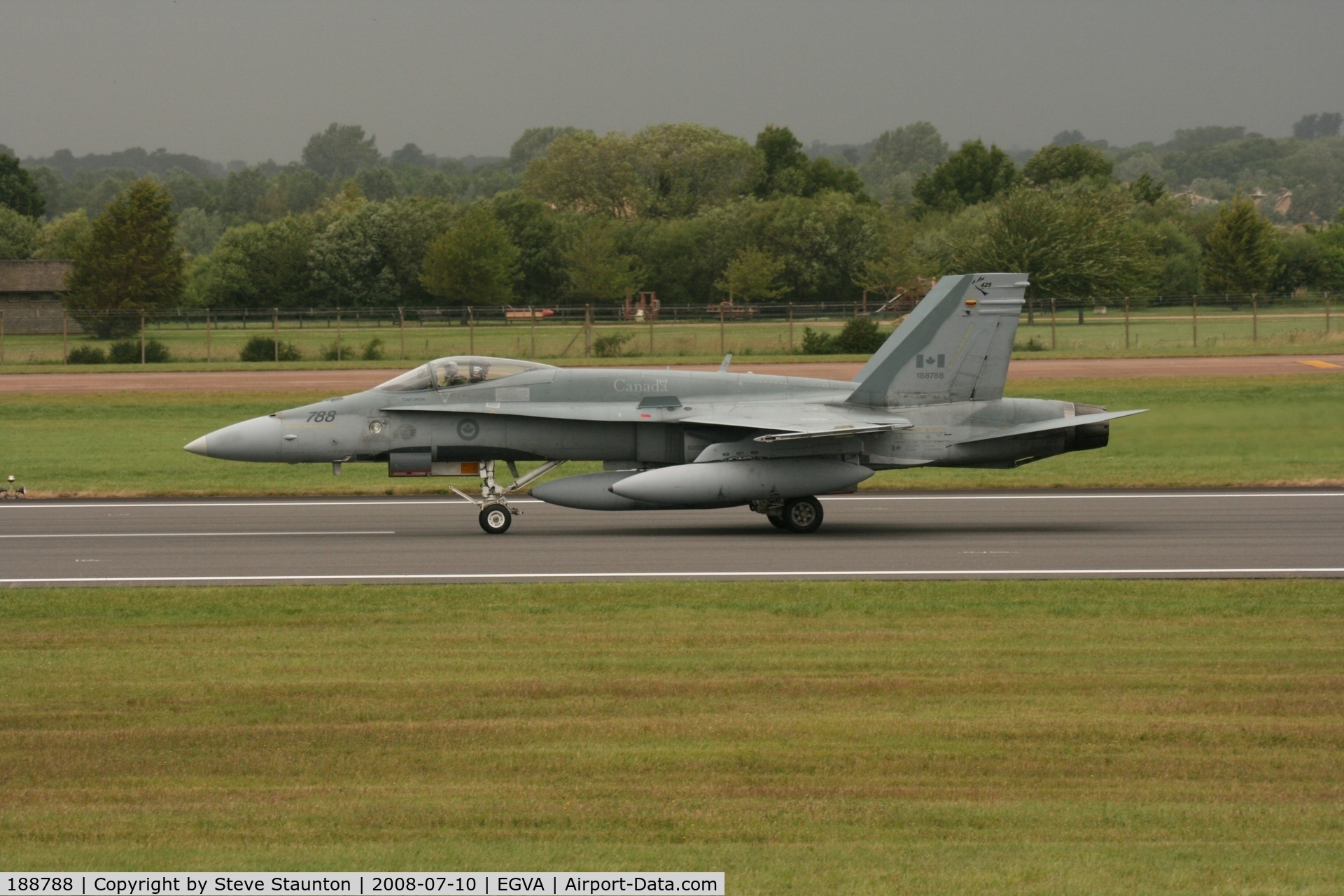 188788, 1987 McDonnell Douglas CF-188A Hornet C/N 0599/A506, Taken at the Royal International Air Tattoo 2008 during arrivals and departures (show days cancelled due to bad weather)