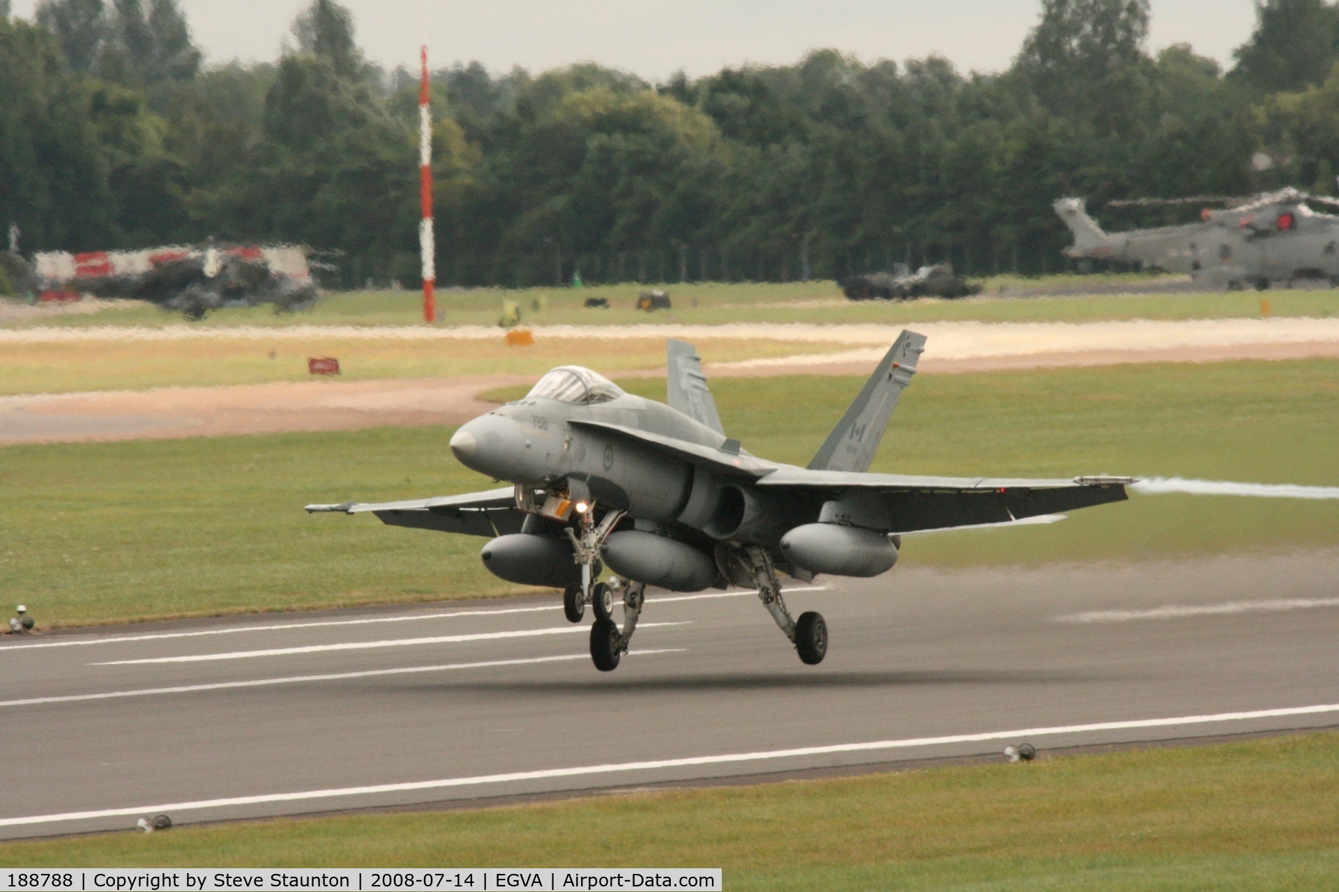 188788, 1987 McDonnell Douglas CF-188A Hornet C/N 0599/A506, Taken at the Royal International Air Tattoo 2008 during arrivals and departures (show days cancelled due to bad weather)