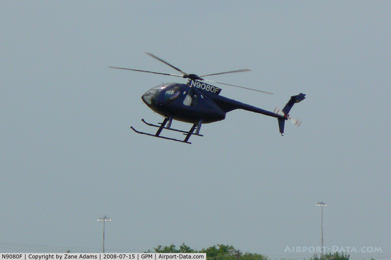 N9080F, MD Helicopters 369E C/N 0580E, At Grand Prairie Municipal
