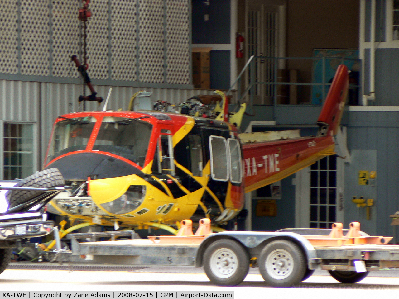 XA-TWE, Bell 412 C/N 36310, At Grand Prairie Municipal