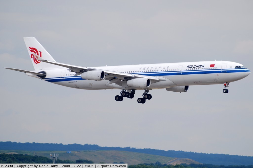 B-2390, Airbus A340-313 C/N 264, Air China