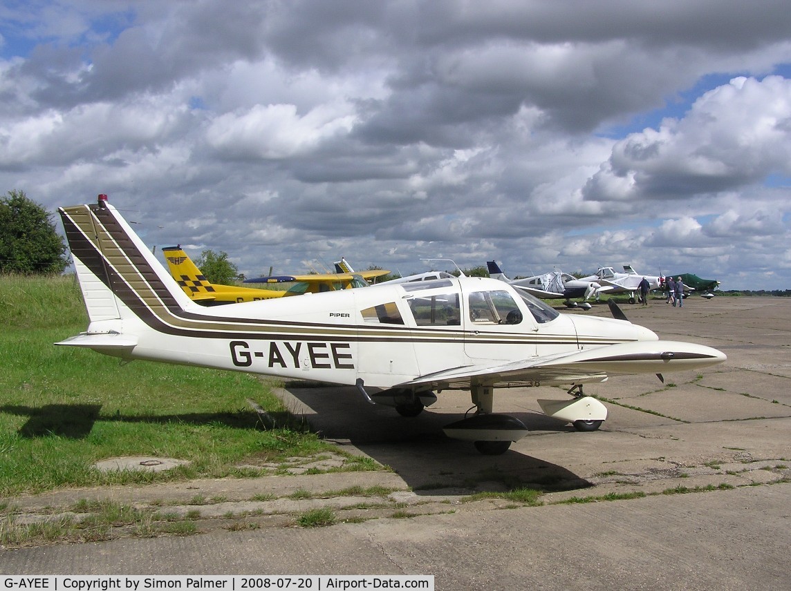 G-AYEE, 1970 Piper PA-28-180 Cherokee C/N 28-5813, PA-28 at Hinton