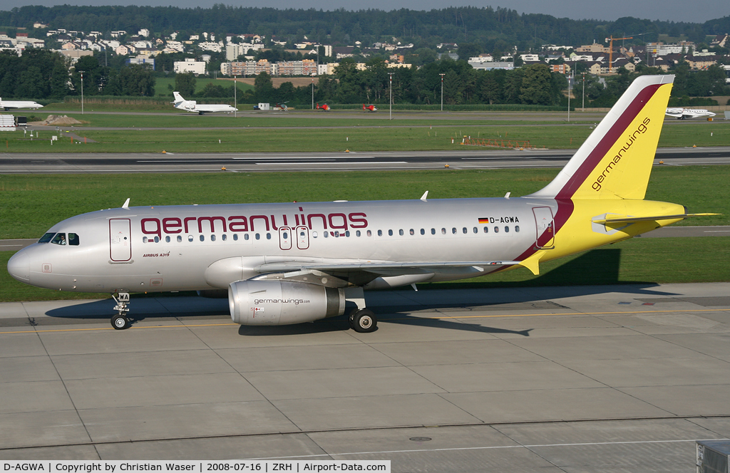 D-AGWA, 2006 Airbus A319-132 C/N 2813, Germanwings