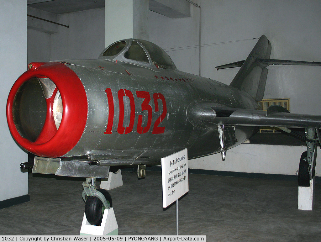 1032, Mikoyan-Gurevich MiG-15 C/N Not found 1032, North Korea Air Force