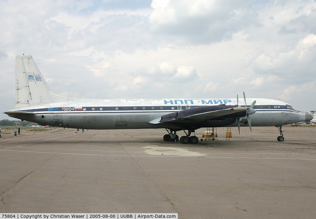 75804, Ilyushin Il-18D C/N 1802004305, NPP - MIR