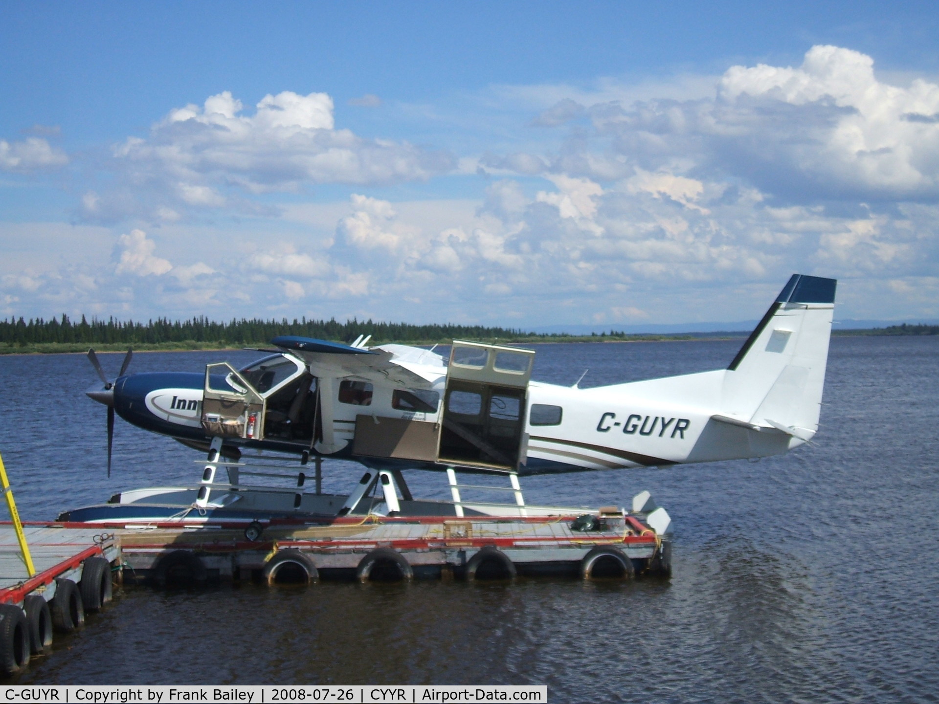 C-GUYR, 1985 Cessna 208 Caravan I C/N 20800031, Parked At Otter Creek in Goose Bay NL