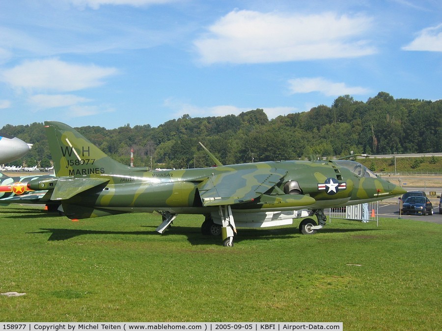 158977, Hawker Siddeley AV-8C Harrier C/N 712138, Museum of Flight