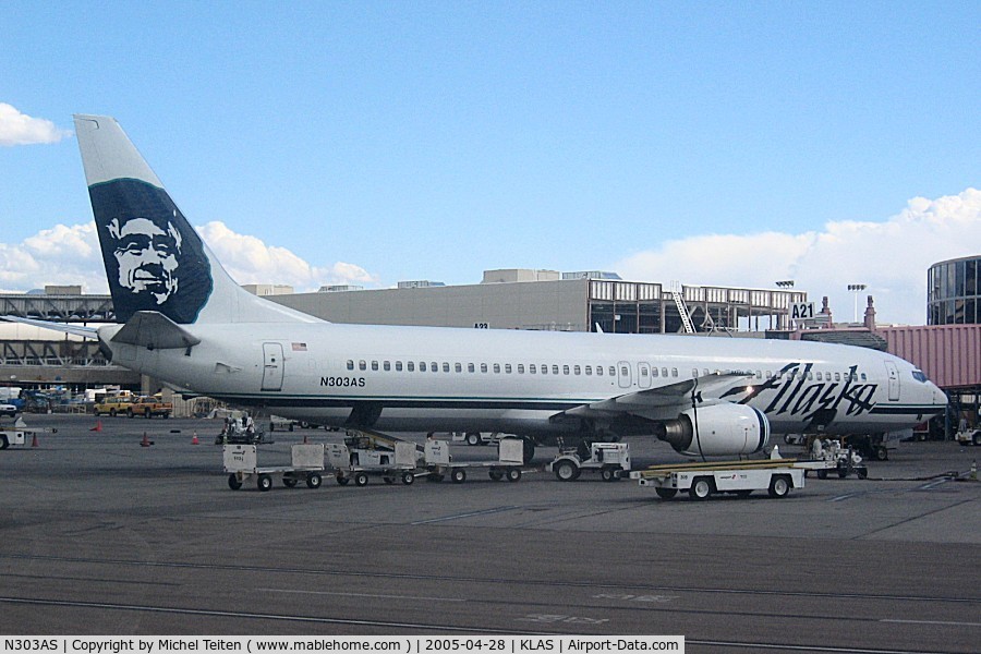 N303AS, 2001 Boeing 737-990 C/N 30016, Alaska Airlines
