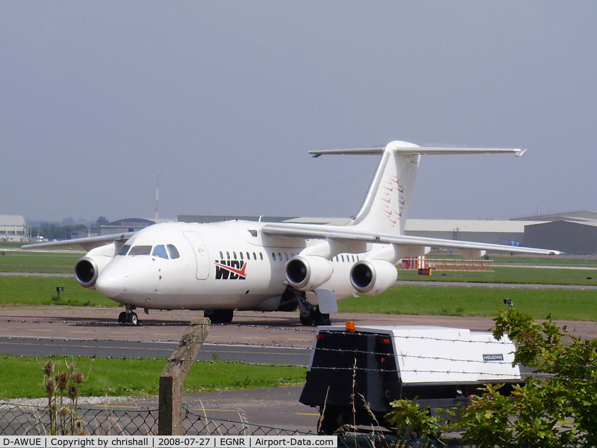 D-AWUE, 1986 British Aerospace BAe.146-200 C/N E2050, British Aerospace BAe-146-200 (cn E2050) WDL Aviation