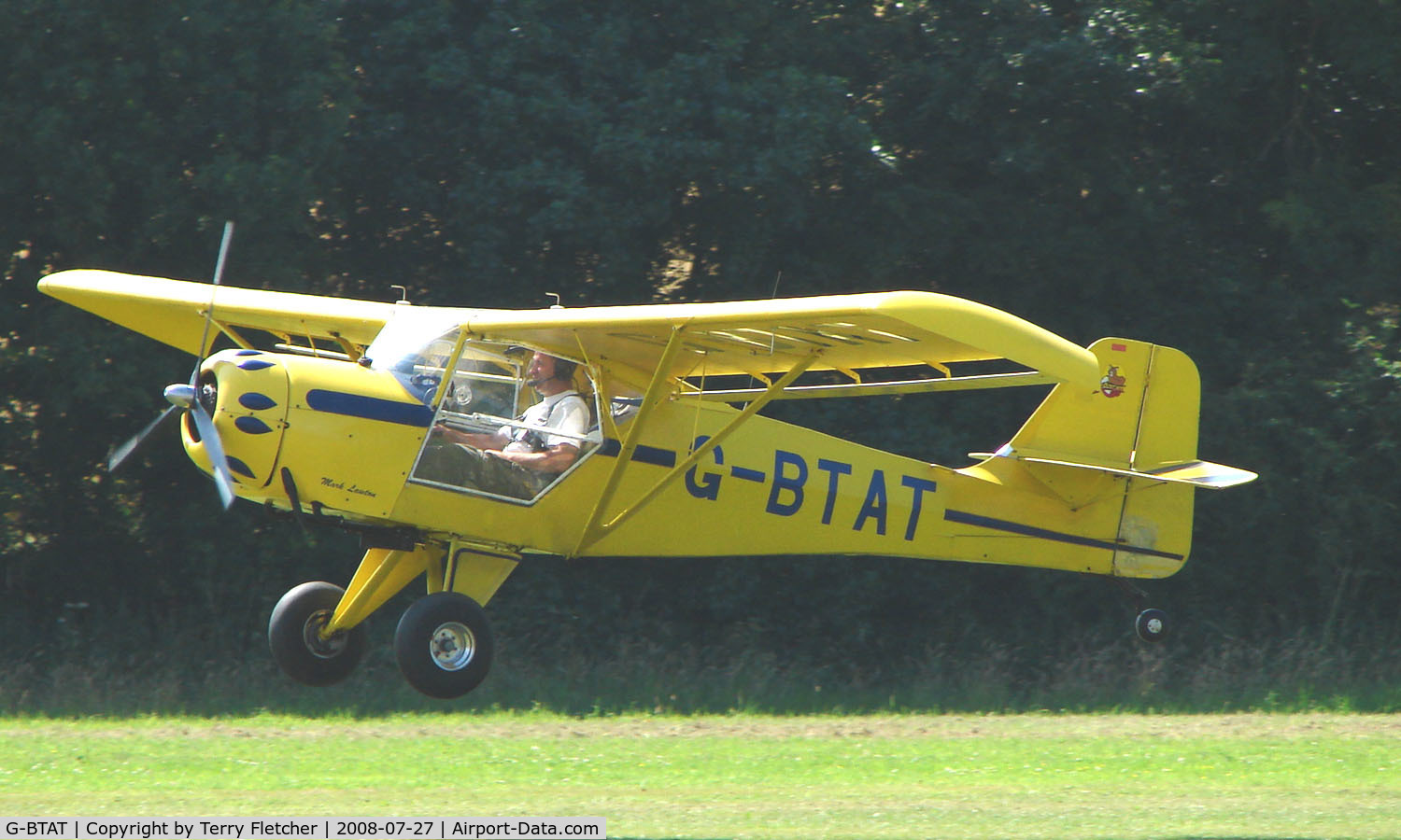 G-BTAT, 1990 Denney Kitfox Mk2 C/N PFA 172-11832, Denney Kitfox MK2 - a visitor to Baxterley Wings and Wheels 2008 , a grass strip in rural Warwickshire in the UK