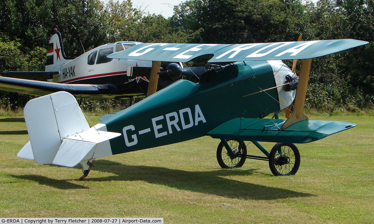 G-ERDA, 2006 Staaken Z-21A FLITZER C/N PFA 223-13947, Another Flitzer - a visitor to Baxterley Wings and Wheels 2008 , a grass strip in rural Warwickshire in the UK
