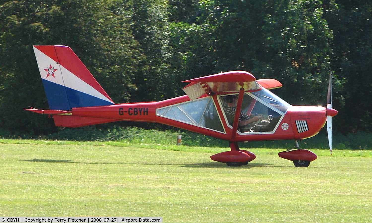 G-CBYH, 2003 Aeroprakt A-22 Foxbat C/N PFA 317-13902, Foxbat A22 - a visitor to Baxterley Wings and Wheels 2008 , a grass strip in rural Warwickshire in the UK