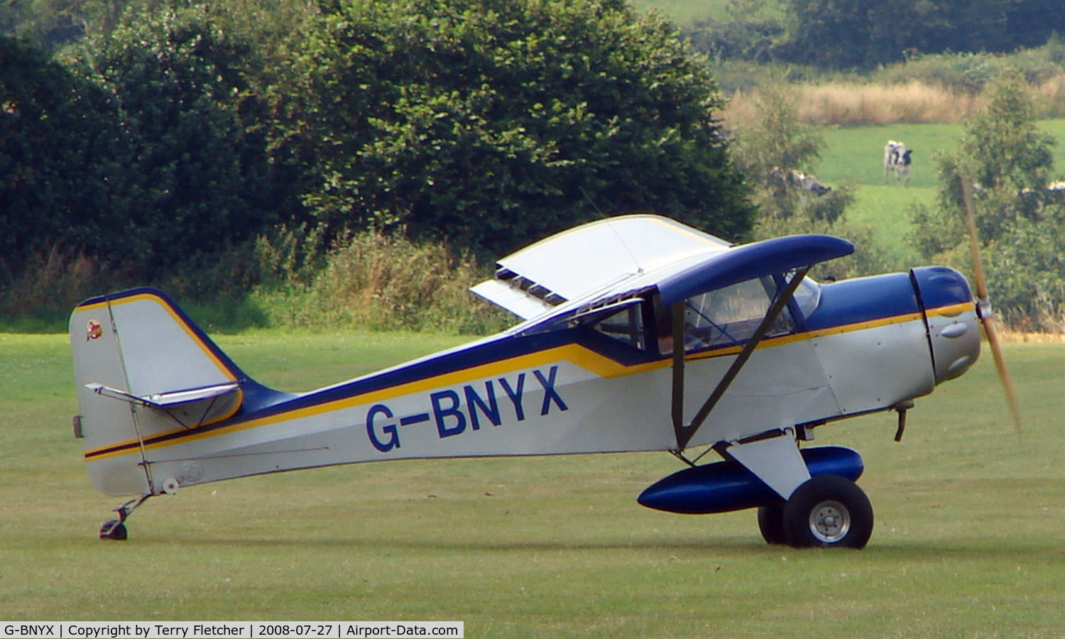 G-BNYX, 1990 Denney Kitfox C/N PFA 172-11285, Denney Kitfox - a visitor to Baxterley Wings and Wheels 2008 , a grass strip in rural Warwickshire in the UK