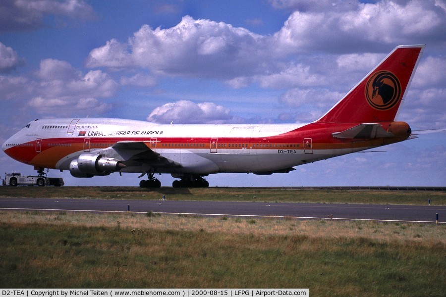 D2-TEA, 1986 Boeing 747-312 C/N 23410, Linhas Aereas de Angola