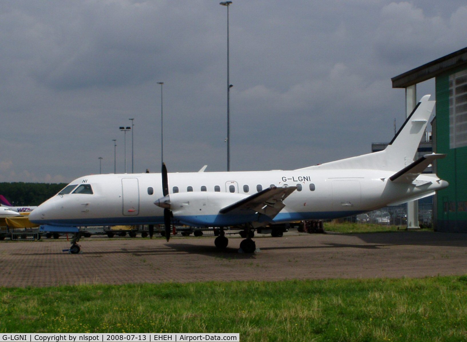 G-LGNI, 1989 Saab 340B C/N 340B-160, In basic FLY be colours, for painting.